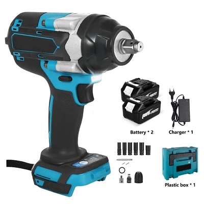 Akku Schlagschrauber 1800Nm Akkuschrauber Ratschen Bürstenloser für Makita 18V - Bild 1 von 4