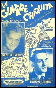 Old Sheet Music, The Guitar Chiquita - Raymond Legrand - Ed. P. Beuscher - Picture 1 of 1