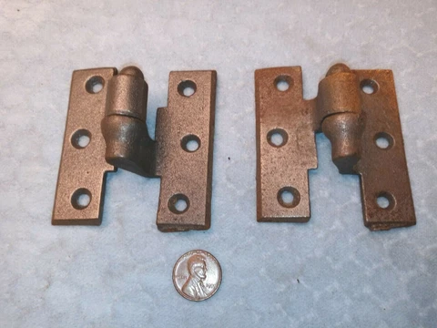 Exterior Shutter Hinges 3" LH NOS Cover