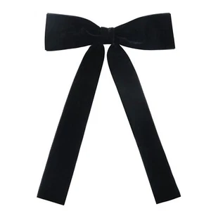 Western Ties for Men colonel tie velvet Western tie mens string bow tie Black - Picture 1 of 7