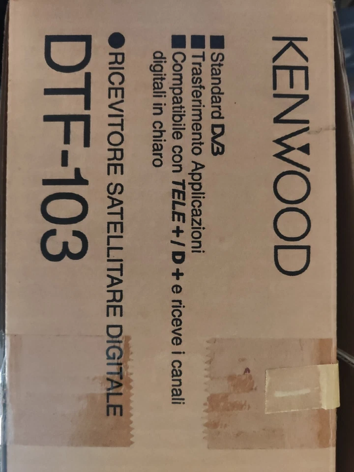 Decoder Satellitare Tele+ Gold Box Kenwood Dtf-103 - Immagine 1 di 1