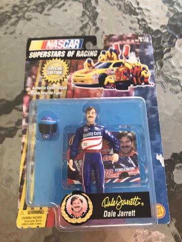 NASCAR Superstars of Racing DALE JARRETT Action Figure + Collector Card! Cover