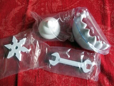 Kidrobot Munny Vinyl Toy Accessories : ninja star poop wrench teeth  _ dunny - image 1 of 4