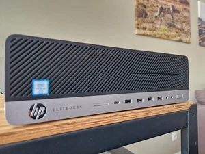 HP EliteDesk 800 G4 SFF i5 8500 6x 4.10GHz 8GB DDR4 256GB NVMe Windows 11 Pro - Afbeelding 1 van 5