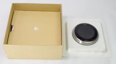 Nest Pro Edition 3rd Gen Stainless Steel Programmable Thermostat No Screws - Image 1 of 2