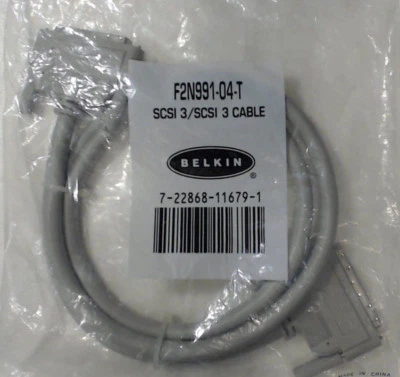 Belkin SCSI III Cable - MD-68 Male SCSI - MD-68 Male SCSI - 3 - Image 1 of 4