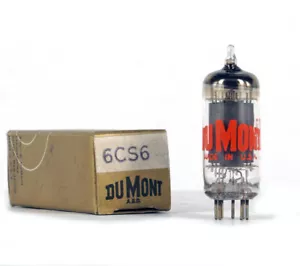 Lampada tubolare 6CS6/EH90 duMONT NOS TSF Valvola Valvula Valve ৄ泵洀 真空管 电彶管 - Foto 1 di 1