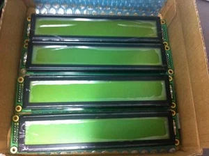 FEMA P/N: CM202U-SYT1LY, LCD 16*2 Chr wide top g stn y led - NEW! - Picture 1 of 7