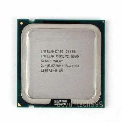 Intel Core 2 Quad Q6600 Quad-Core CPU 2.4 GHz 1066 MHz LGA 775 SLACR SL9UM - Image 1 of 2