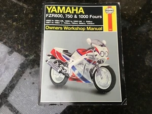 Yamaha FZR600, 750 & 1000 Vier 1987 bis 1994 SERVICE REPARATURHANDBUCH VON HAYNES - Bild 1 von 5