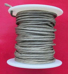 50 ft  PREMIUM 22ga Braided Shield Guitar / Pickup Wire MADE IN USA - Picture 1 of 4