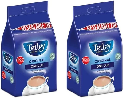 Tetley Original One Cup Black Tea Bags 2200 Teabags (2 x 1100 Pack)