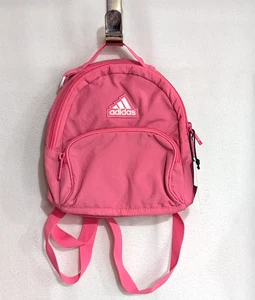 adidas Gir's/Women's Pulse Magenta/White Must-Have Mini Backpack (5157816) - NWT - Picture 1 of 3