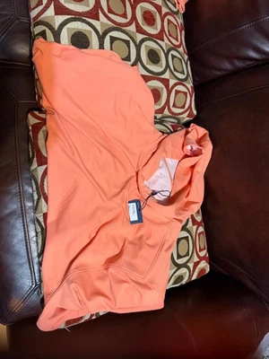 全新带标签 WALTER HAGEN 男式 P11 PULLOVER 高尔夫 HOODIE 尺寸 XL 珊瑚色  — 第 1/4 张图片