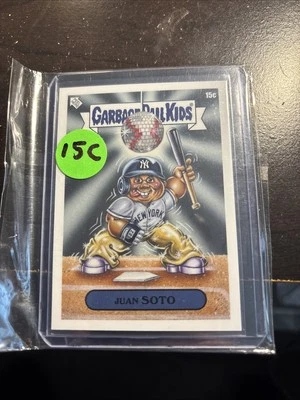 2024 Topps Garbage Kids GPK Series 3 MLB David Gross C Variant Juan SOTO 15c - Image 1 of 2