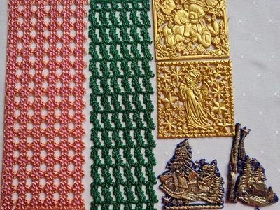 Wachsmotive-Bordüren-Weihnachten-Winter-Verzierwachs-Wachsornamente-Kerzenkunst - Bild 1 von 3