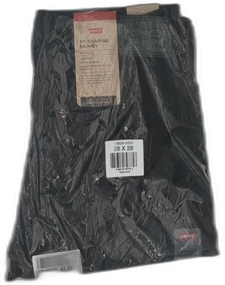 Женские узкие джинсы Levis 311 Shaping черные размер 28 - Изображение 1 из 4