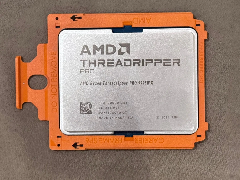 AMD Ryzen Threadripper Pro 9995wx - Faulty CPU - Image 1 of 2