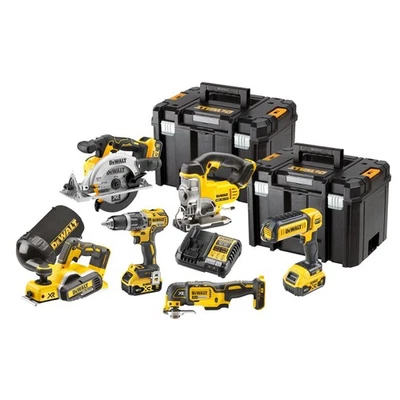 DeWalt DCK667P3T-GB 18V LXT Cordless Brushless 6 Piece Kit with 3 x 5.0Ah Bat... - Image 1 of 4