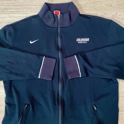 Vintage CU Buffs Basketball Jacket Men’s 2XLT TALL Colorado Buffaloes Track Coat - Image 1 of 4