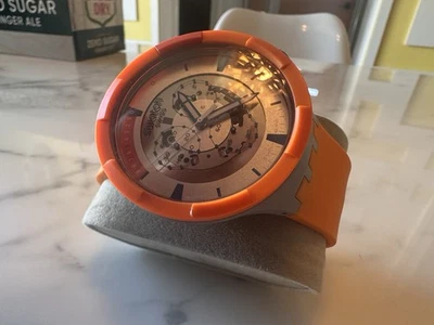 Swatch Big Bold Orange Bioceramic NASA Launch Watch SB04Z401 - USED  - Image 1 of 4