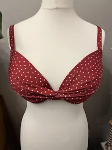 TU 38DD Bikini Top Red Brown - Picture 1 of 4