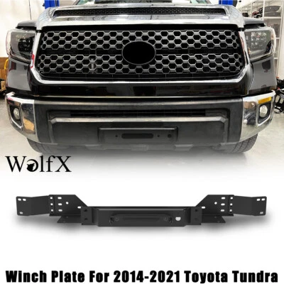 Winch Mounting Plate For 2014-2021 Toyota Tundra Front Bumper Winch Plate - Image 1 of 4