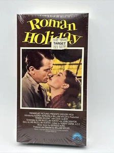 ROMAN HOLIDAY 1953 VHS Gregory Peck Audrey Hepburn Drama Watermark Sealed NOS! - Picture 1 of 11