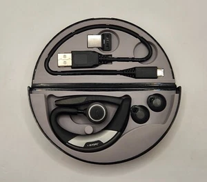Jabra Motion UC MS Wireless Bluetooth Headset With Link 360 USB Adapter & Case - Picture 1 of 10