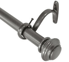 Calvin 1" Adjustable Curtain Rod - Two Sizes, Four Colors