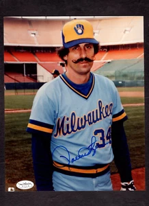 Rollie Fingers Signed 8x10 Photo JSA sticker Milwaukee Brewers SHIPPING IS FREE - Picture 1 of 1
