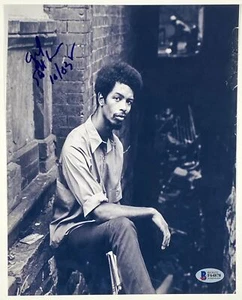 GIL SCOTT HERON Signed Autograph 8x10 Photograph Beckett Authentication BAS - Picture 1 of 2