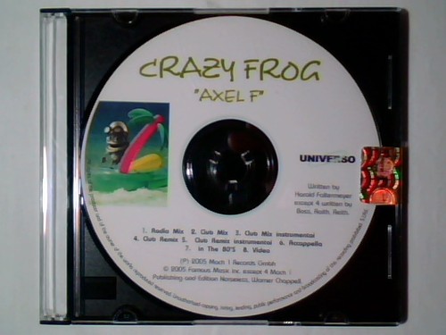 CRAZY FROG Axel F cd singolo PR0M0 RARISSIMO | eBay