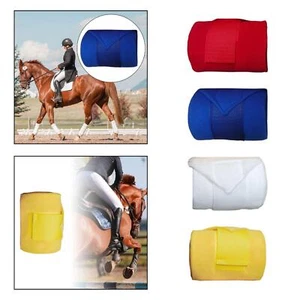 4Pcs Horse Leg Wraps Leg Guards for Riding Equestrian Equipment Livestock - Picture 1 of 33