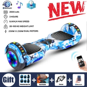Electric Scooters Bluetooth Hoverboard LED Segway UK Hover Scooter Balance Board - Picture 1 of 10