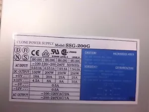 SSG-200G Clone Replacement AT Power Supply - Picture 1 of 1