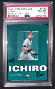 Upper Deck MVP Talk Of The Town Ichiro 2003 #TT12 PSA 10 GEMA como nuevo ¡Pop bajo 2! - Imagen 1 de 2