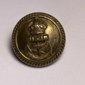 Late 1800s royal navy uniform button gieve matthews & seagrove ltd - Picture 1 of 3