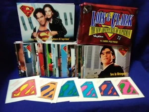 1995  Skybox Lois & Clark New Adventures of Superman trading card + Tattoo Set - Picture 1 of 5