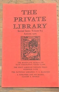 The Bookplate Designs Of Kate Greenaway THE PRIVATE LIBRARY 1997 Keith Clark - Imagen 1 de 2