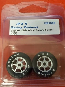 Neumático de goma cromado de 1/8 rueda H&R 1353 6 clavos 27 mm x18 mm (2) de Centroamérica - Imagen 1 de 1