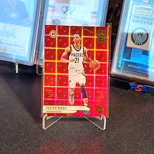 2023 Donruss Elite Rookies Hyper Red International Isaiah Wong Rookie RC /88 - Picture 1 of 2