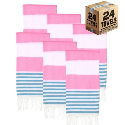 Турецкое пляжное полотенце оптом чехол из 24 (38 «x 71») негабаритный, быстро сохнет, без песка - Изображение 1 из 4