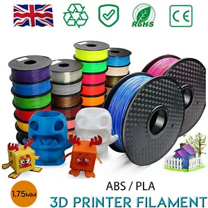 3D Printer Filament PLA/ABS - 1.75mm -1KG(350Meters) - Various Colours Available - Picture 1 of 25