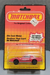 Matchbox #12 '82 PONTIAC FIREBIRD S/E NEW ON CARD Vintage 1983 - Picture 1 of 3