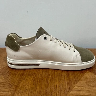 Zapatilla deportiva Birkenstock Bend baja para hombre talla 7 EU 40 marfil cuero oliva zapato cómodo Foto 1 de 4