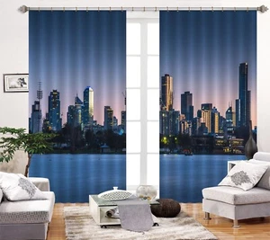 3D Beautiful City G8161 Photo Blockout Curtain Fabric Window Erin 2023 - Picture 1 of 7