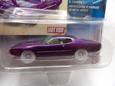 WHITE LIGHTNING 1972 PLYMOUTH ROAD RUNNER    JOHNNY LIGHTNING HOT ROD MAGAZINE - Image 1 of 4