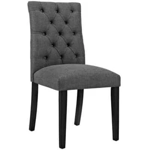 Duchess Gray Fabric Dining Chair - Picture 1 of 4
