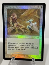 Spiritual Focus FOIL Mercadian Masques HEAVILY PLD Rare MTG Magic The Gathering